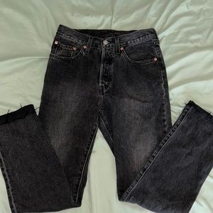 Black Levi 501 Pants